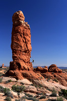 Climbers in Arches National Park